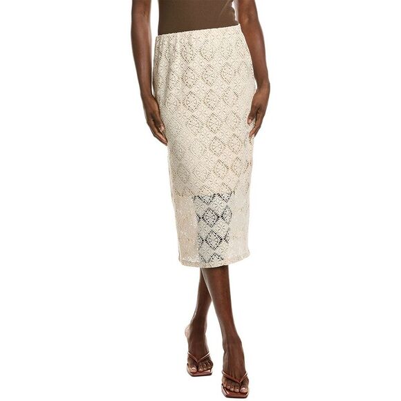 Vince Camuto Womens  Slit Maxi Skirt, Brown - Picture 1 of 3